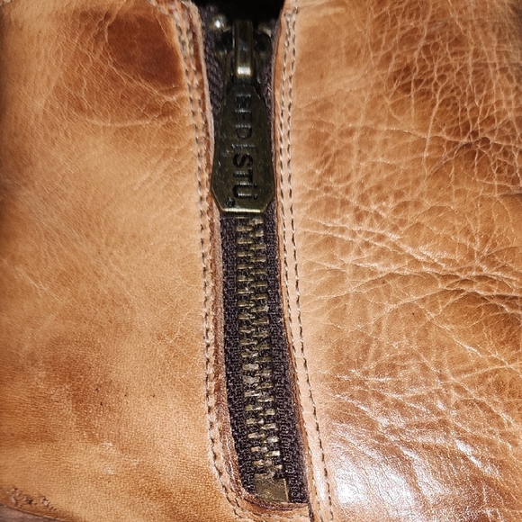BED STU Brown Leather Ankle Boots